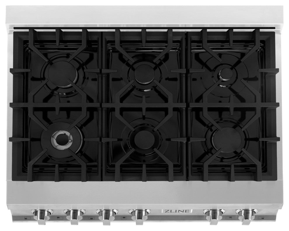 ZLINE Rangetop, Stainless Steel, Gas, RT36