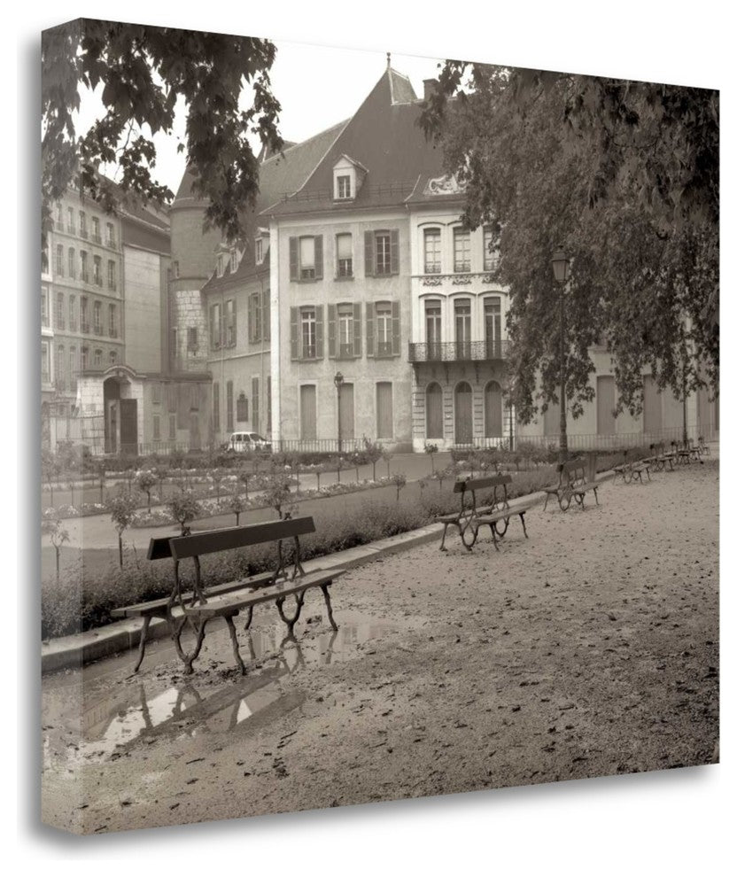 "Banc De Jardin - 43" By Alan Blaustein, Giclee Print on Gallery Wrap Canvas