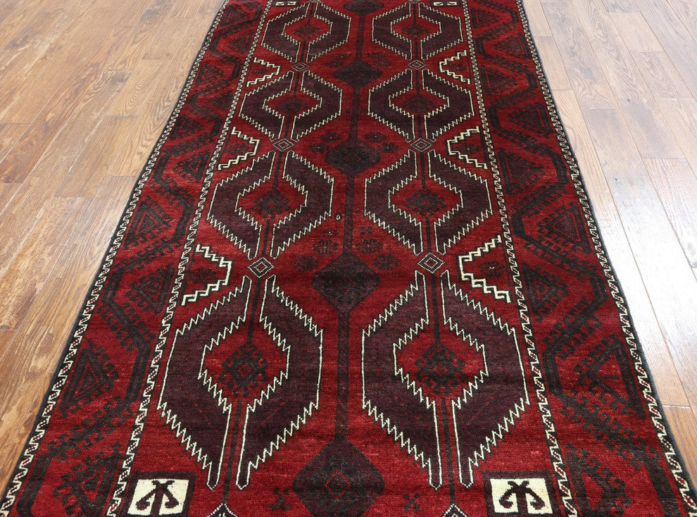 Persian Balouch Oriental Wool Area Rug 5'x8', W2302