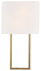 Elight 2 Light  Gold Wall Mount