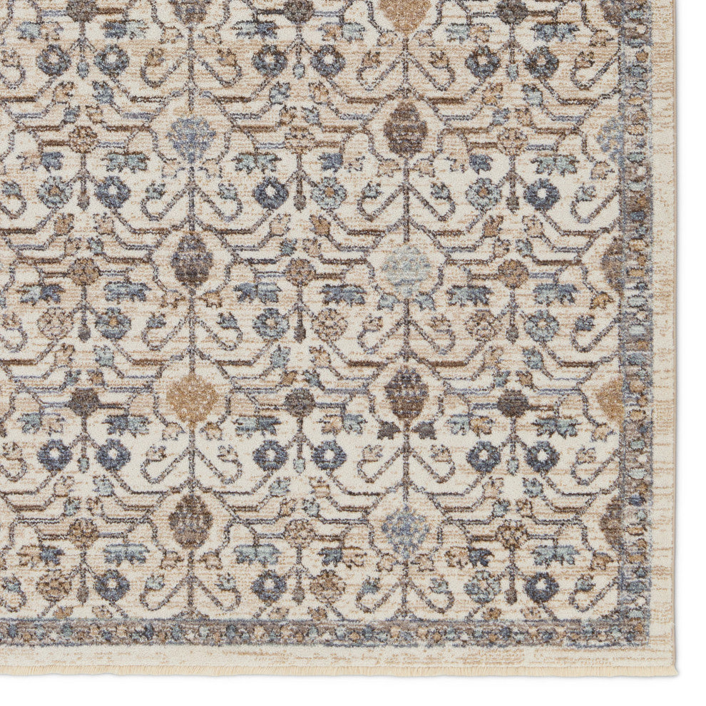 Jaipur Living Primrose Trellis Blue/ Gold Area Rug 10'X14'
