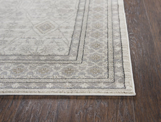Rizzy Home Panache PN6976 Beige Motif Area Rug, Rectangular 6'7"x9'6"