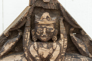 18th Century Carved Pediment on Stand