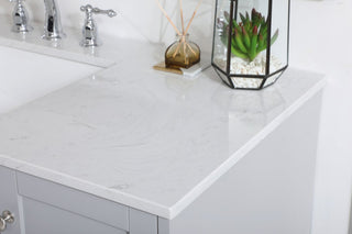 22" Traditional Grey-Light Bathroom Vanity