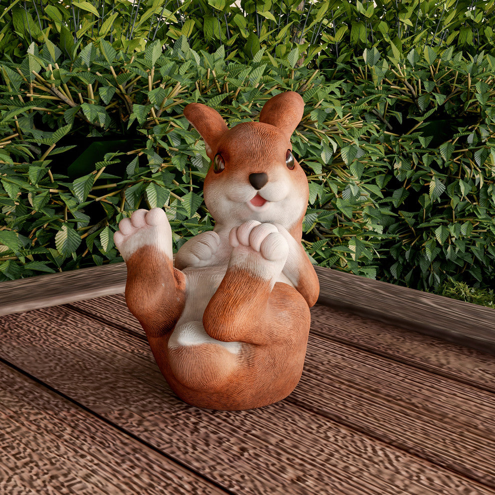 Bunny Rabbit Statue-Resin Animal Figurine by Pure Garden