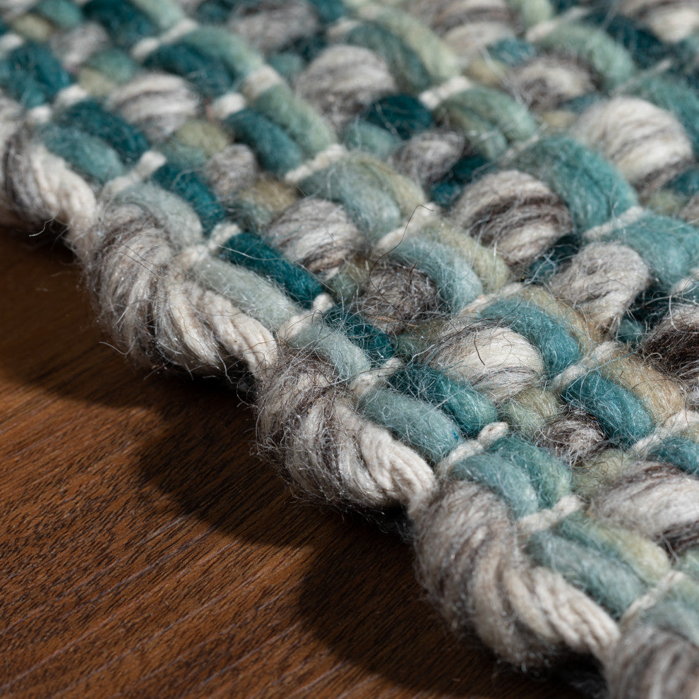 Dalyn Bondi BD1 Turquoise 4'x4' Round Rug