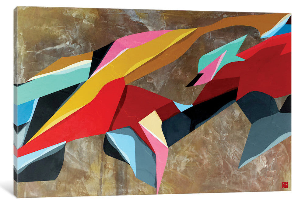 "Formations" by DAAS, Canvas Print, 18"x12"