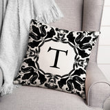 T Monogram 18x18 Indoor / Outdoor Pillow