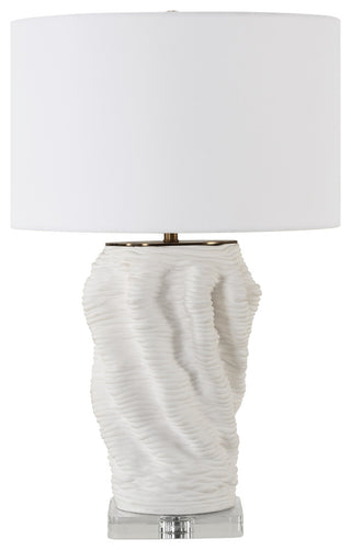 Uttermost Stratified White Table Lamp