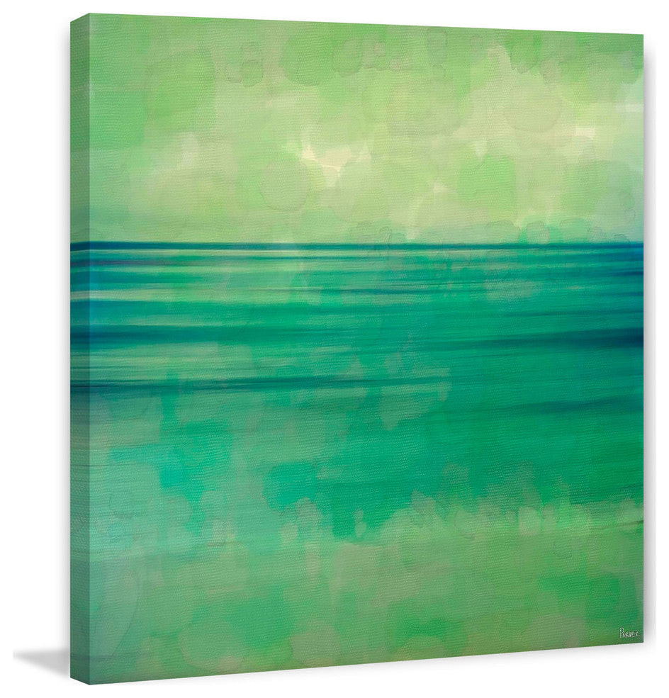 "Horizon" Painting Print on Wrapped Canvas, 48"x48"