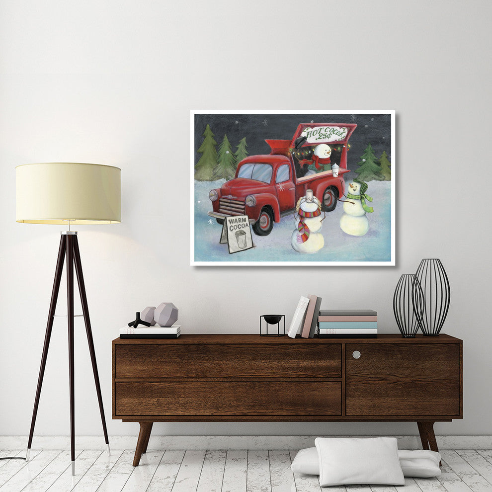 "Christmas on Wheels IV Light" Digital Paper Print by Mary Urban, 50"x38"