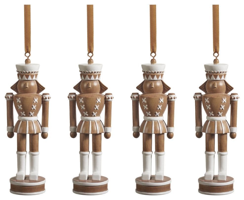 Gelsey Nutcracker at Halt Hanging Ornaments, Set of 4