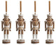 Gelsey Nutcracker at Halt Hanging Ornaments, Set of 4