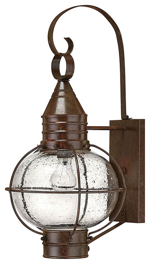Hinkley Cape Cod Medium Wall Mount Lantern, Sienna Bronze