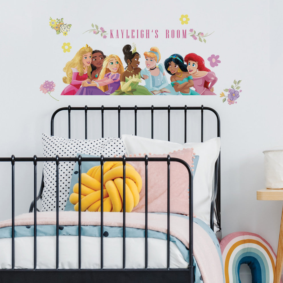 Princesses Peel and Stick Giant Wall Decal Withalphabet
