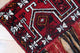 Handmade Vintage Turkmen Beshir Torba Rug 1.1'x4.1', 35cmx125cm, 1970s