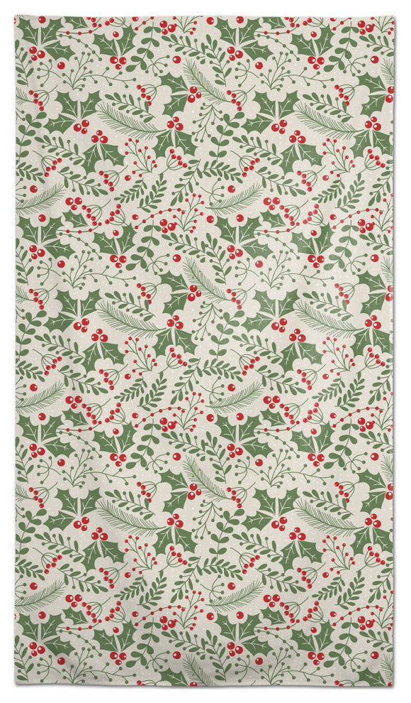 Holly Pattern 5 58x102 Tablecloth