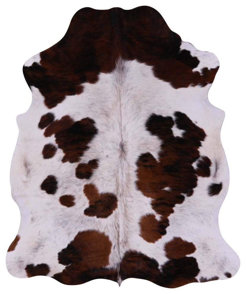 6' 3" X 5' 2" Natural Cowhide Rug C1901