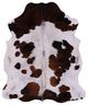 6' 3" X 5' 2" Natural Cowhide Rug C1901