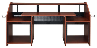 Wooden Music Desk With Side Hook, Natural