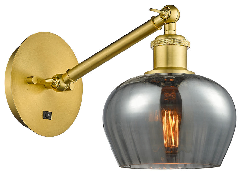 Innovations 317-1W-SG-G93 1-Light Sconce, Satin Gold