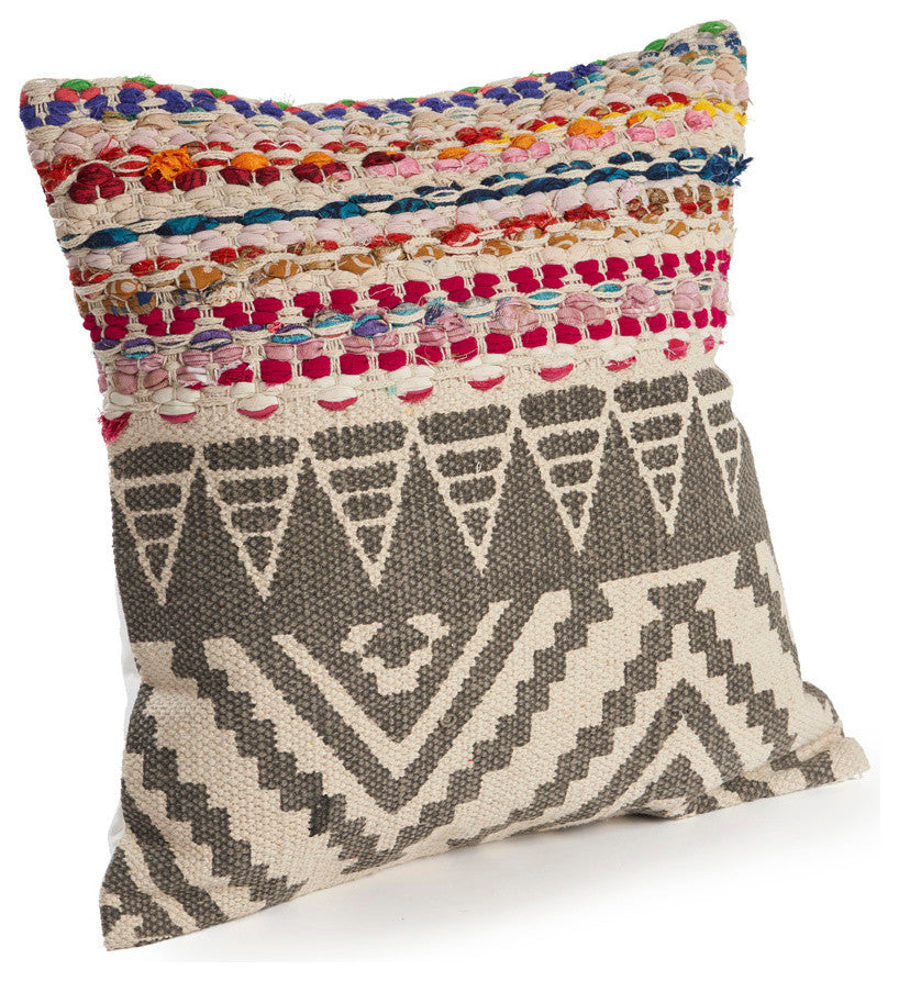 Boho Geometric Throw Pillow