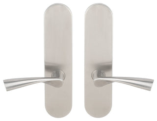 Breeze Lever, Full Dummy Tubular Pair, Right Hand, Satin Stainless Steel