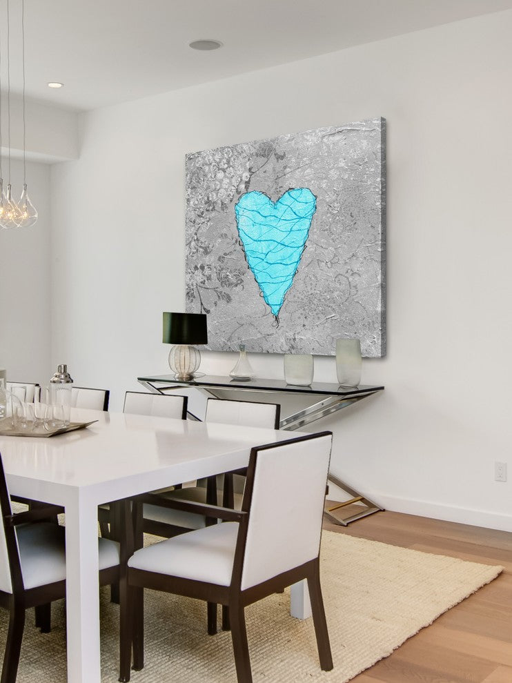 "Heart Found" Painting Print on Wrapped Canvas
