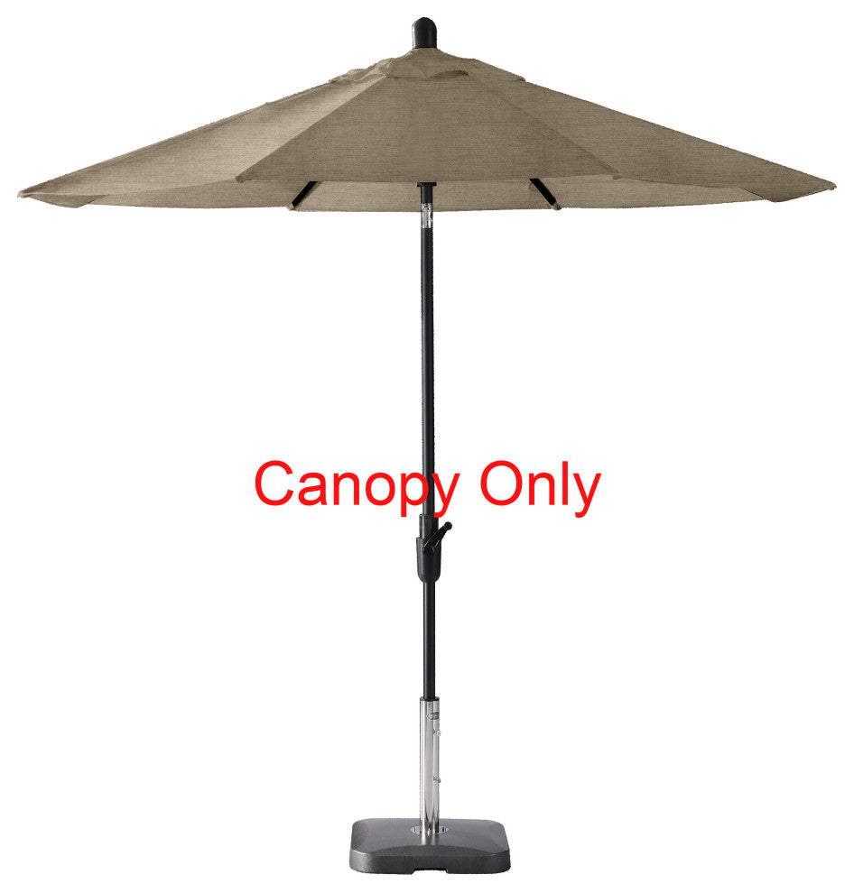 9' Round Universal Sunbrella Replacement Canopy, Taupe