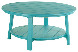 Poly Deluxe Conversation Table, Aruba Blue