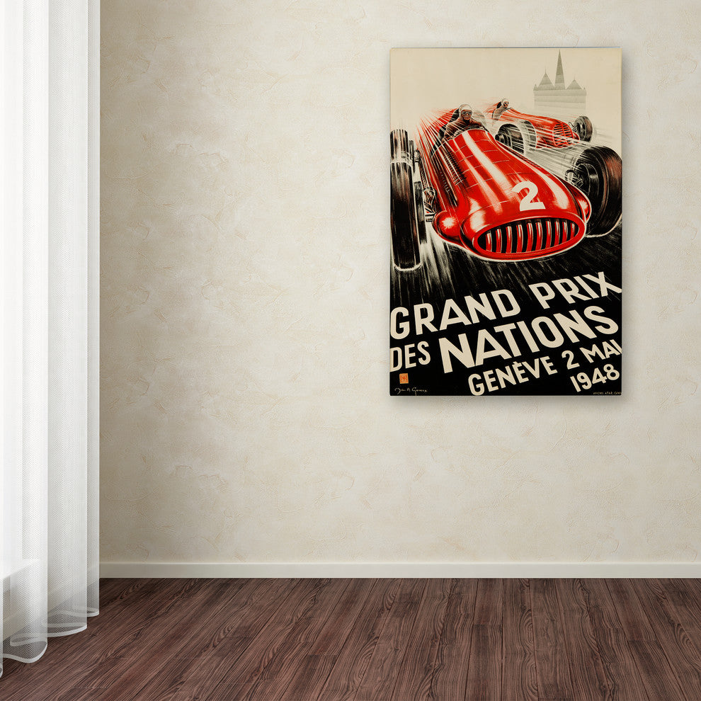 Lantern Press 'Racecar 7' Canvas Art, 16" x 24"
