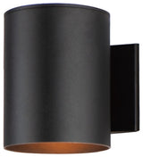 Maxim 26106 Outpost 7" Tall Outdoor Wall Sconce - Black