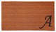 Urban Chic Monogram Doormat 18"x30", Letter A