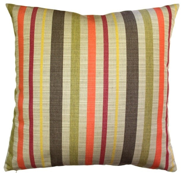 Pillow Decor - Sunbrella Solano Fiesta 20 x 20 Outdoor Pillow
