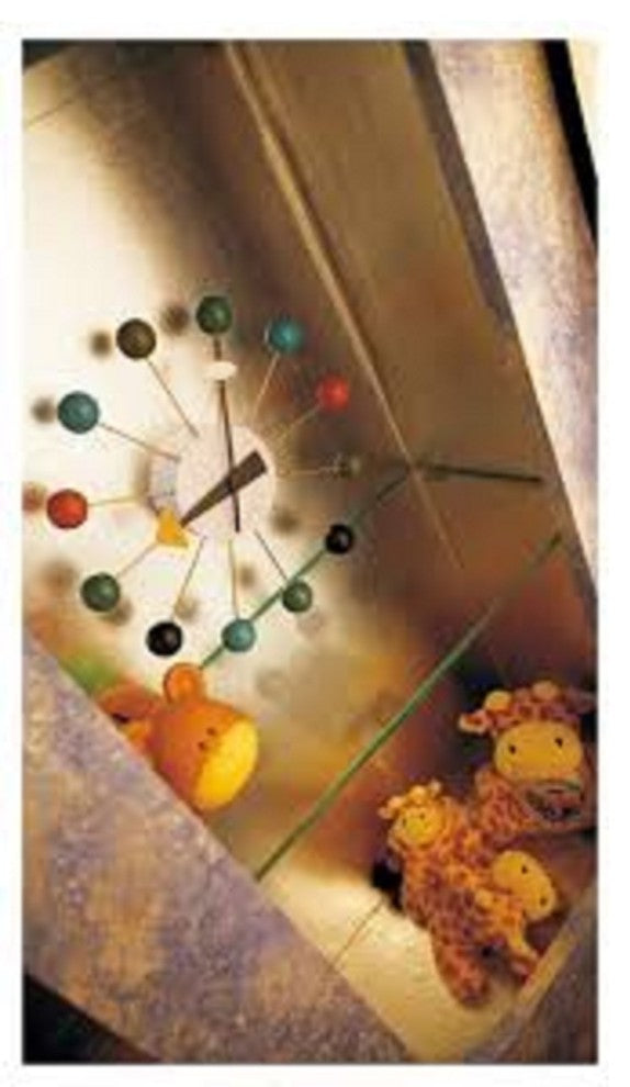 Mid-Century Design Color Bubble Wall Clock