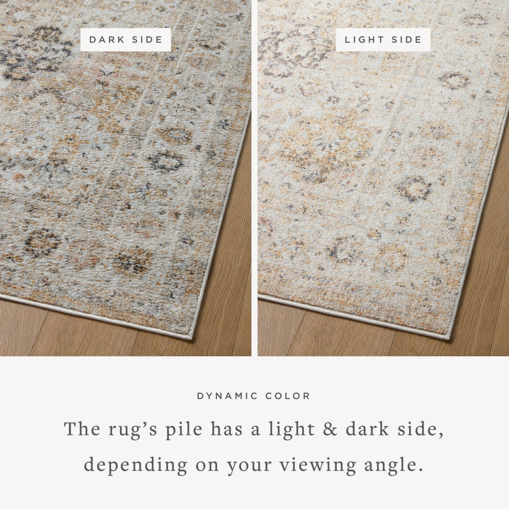 Loloi II Monroe Beige / Multi 3'-9" x 5'-9" Accent Rug
