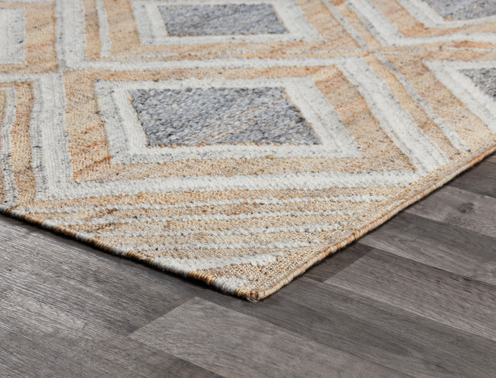 Lagos Blue Multi Handwoven Area Rug By Kosas Home