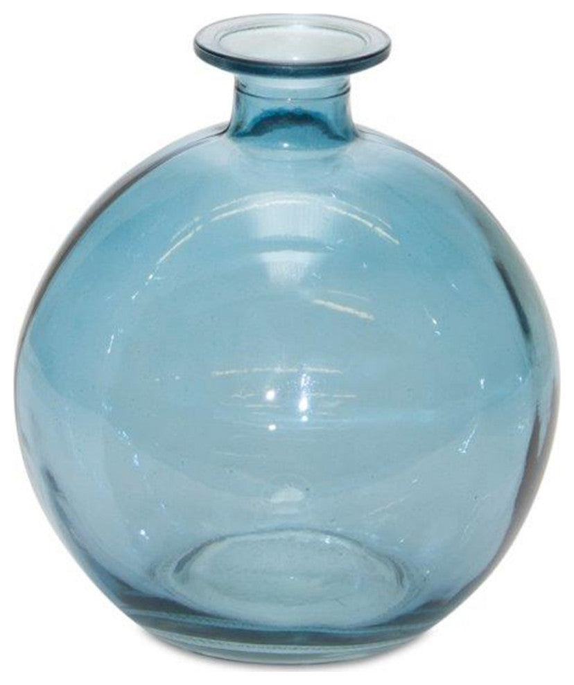Vase Set of 2, 5.5"H Glass