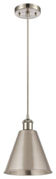 Ballston Cone Mini Pendant, Brushed Satin Nickel, LED