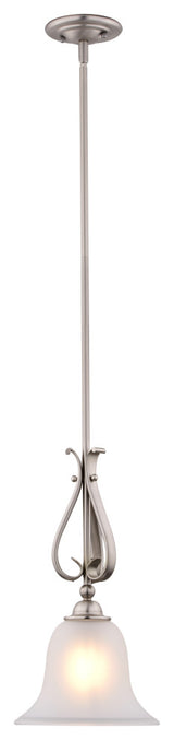 Monrovia 9" Mini Pendant Light, Brushed Nickel