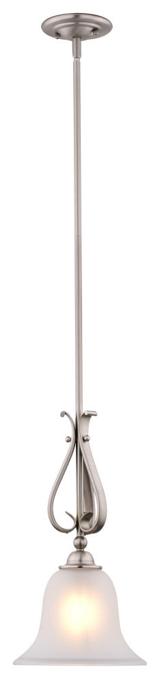 Monrovia 9" Mini Pendant Light, Brushed Nickel