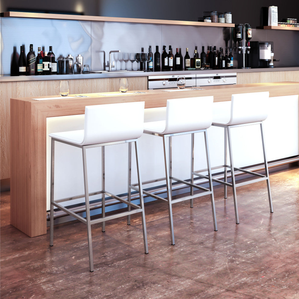 Marina Barstool, Set of 2 White