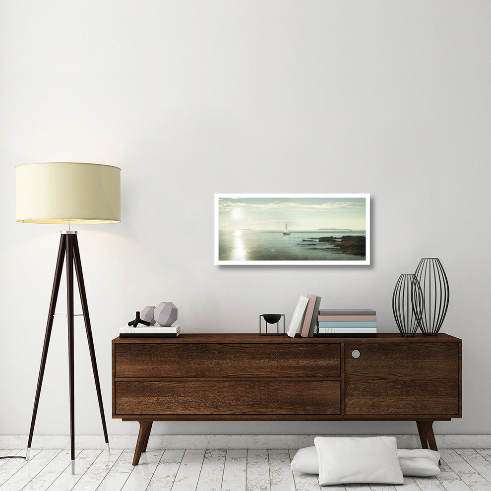 "Evening Sail" Digital Paper Print by Sue Schlabach, 38"x17"