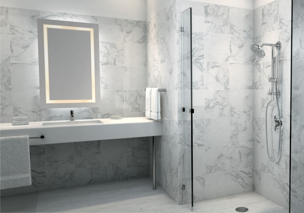 Moen Matte Black Shower Only, Chrome