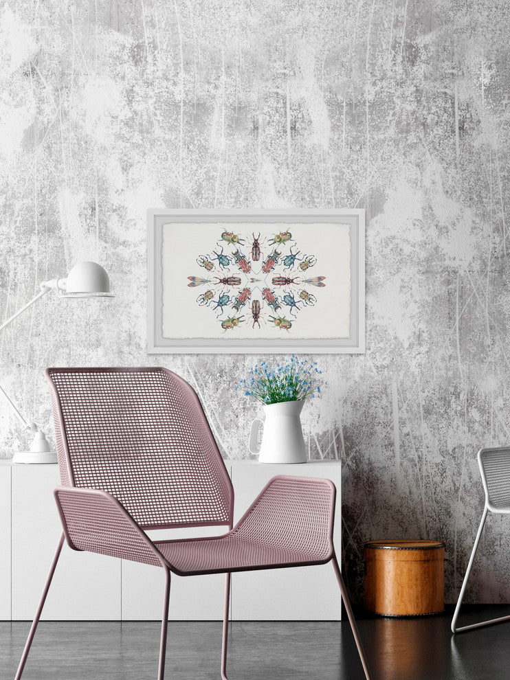 "Bug Dance" Framed Painting Print, 18"x12"