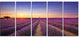 "Lavender Field in Provence France" Landscape Wall Art Print, 5 Panels, 60"x28"