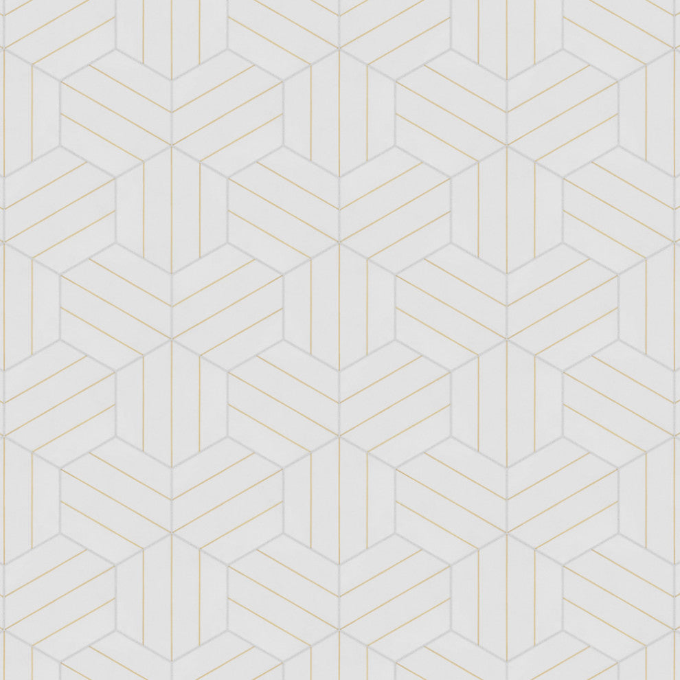 Porto Savona Hex Dandelion Porcelain Floor and Wall Tile