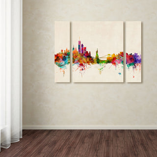 Michael Tompsett 'New York New York' Multi Panel Art Set, 32"x24"
