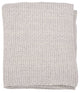 Motley Moss Throw, Soft Gray Melange and Natural