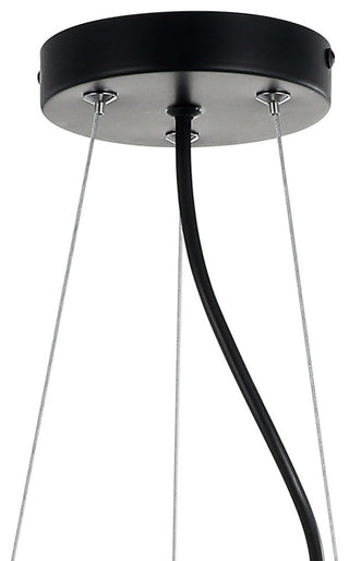 Loki 22" 3-Light Adjustable Metal LED Pendant, Brushed Nickel